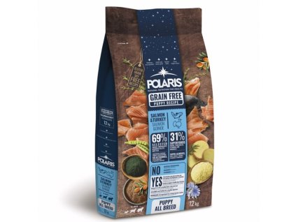 Polaris GF pes puppy All Breed losos, krůta 12kg  + Dárek Hovězí konzerva 415g ZDARMA