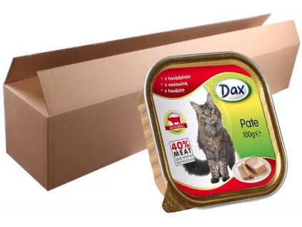 Dax vanicka Masové paté pro kočky hovězí 100g bal. 15+1 zdarma