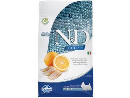 nd ocean dog adult mini herring orange 800g