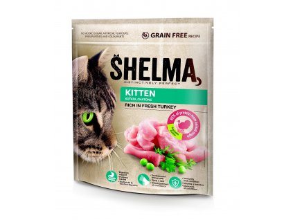 SHELMA Cat Kitten Freshmeat Turkey GF 750 g