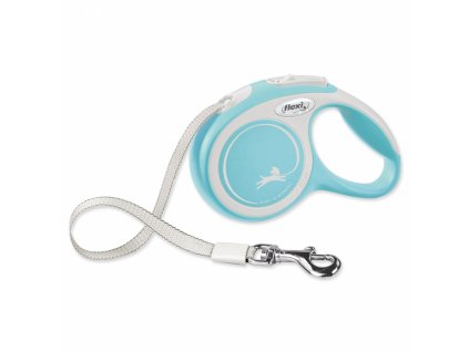 Vodítko FLEXI Comfort M pásek 5m/25kg sv.modrá NEW