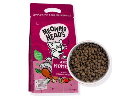 MEOWING HEADS Senior Moments NEW 1,5kg