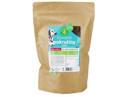 Konopné pokrutiny ve formě výlisků/plátků BIO 1 kg