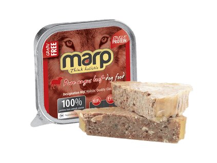 Marp Angus Beef vanička pro psy s hovězím 16x100g (15+1 zdarma)