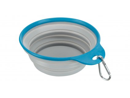 Cestovní silikonová miska s pevným okrajem 1 l/18 cm