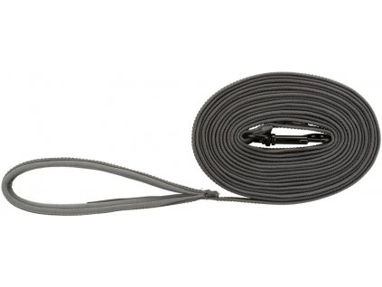 Stopovací vodítko FUSION, pogumované, M-XL: 5 m/ 17 mm, grafit/papája