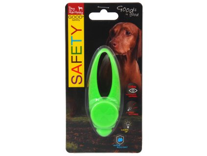 Přívěsek DOG FANTASY LED silikon zelený 8cm 1ks