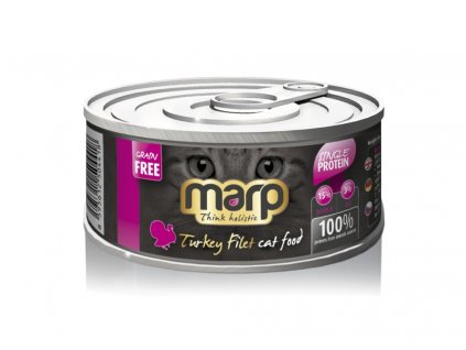 Marp Turkey Filet konzerva pro kočky s krůtími prsy 6x 70g