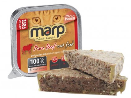 Marp Beef vanička pro kočky s hovězím 100g