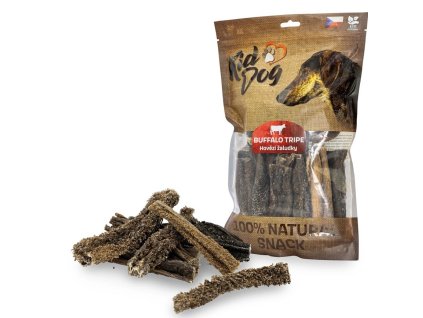 KIDDOG 100% Natural Snack, hovězí žaludek (dršťky) 12 cm/ 400 g