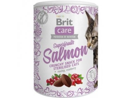 Brit Care Cat Snack Superfruits Salmon 100g