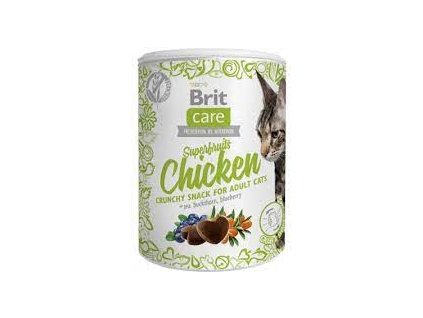 Brit Care Cat Snack Superfruits Chicken 100g
