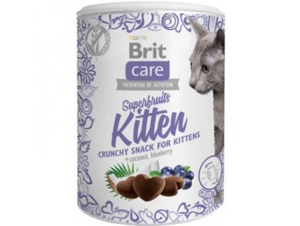 Brit Care Cat Snack Superfruits Kitten 100g