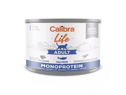 Calibra Cat Life konzerva Adult Salmon 200g