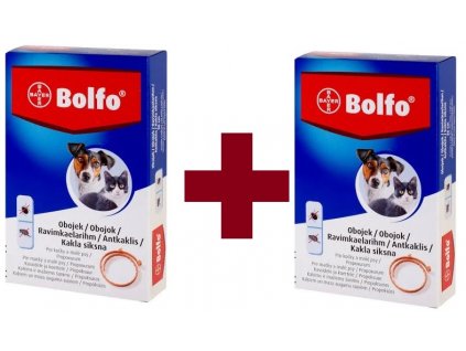 Bolfo 38 obojek pro kočky a malé psy 2ks - výhodné balení