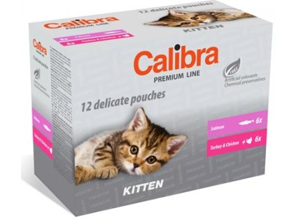 Calibra Cat kapsa Premium Kitten multipack 12x100g