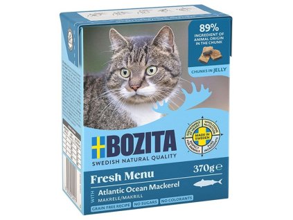 Bozita Cat kousky v želé s makrelou bal. 6x 370g - Tetrapak
