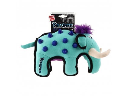 GiGwi Duraspikes textilní mamut světle modrý 32 x 15 x 22cm