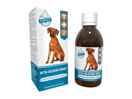 Beta-glucan sirup pro psy TOPVET 200ml