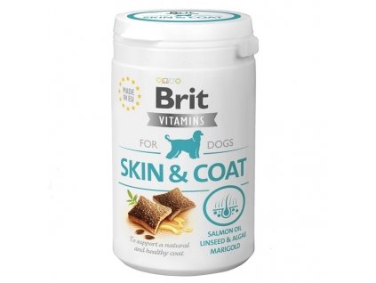 Brit Skin & Coat vitamíny pro psy 150 g