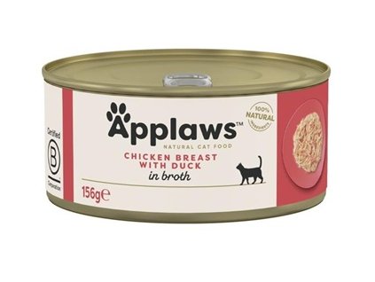 Applaws Cat konzerva kuřecí prsa a kachna 156 g