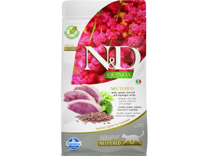 N&D Quinoa CAT Neutered Duck &Broccoli&Asparagus