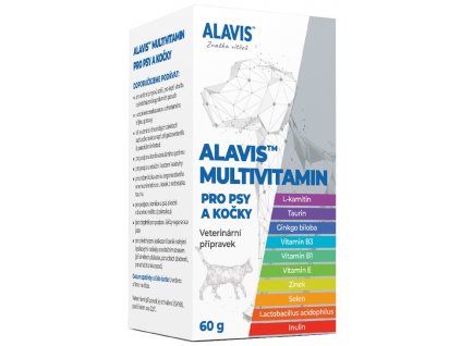 Alavis Multivitamín pro psy a kočky 60g  sleva na ostatní vyrobky pri registraci