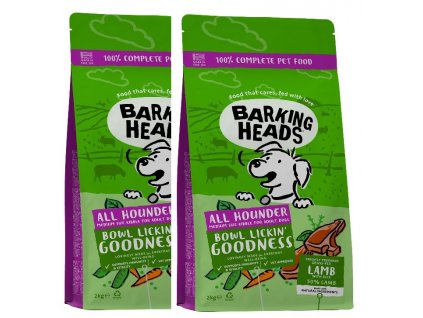 BARKING HEADS All Hounder Bowl Lickin Good Lamb 4kg  (balen 2x 2kg)