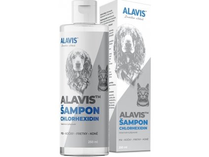 Alavis Šampon Chlorhexidin 250ml  sleva na ostatní vyrobky pri registraci