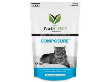 VetriScience Composure na uklidnění kočky 30ks