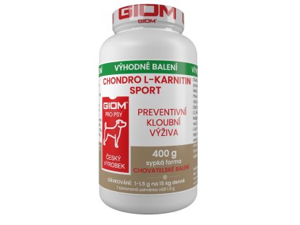 Giom S pes Chondro L-karnitin SPORT 400g plv