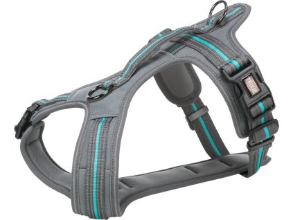 FUSION cestovní postroj - grafit/oceán - více variant DOPRODEJ