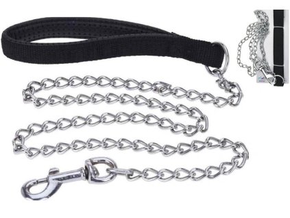 Řetízkové vodítko černé L-XL: 1,00 m/4 mm