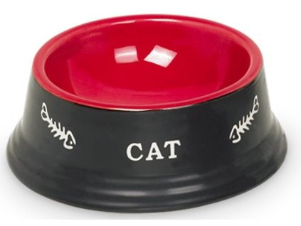 Nobby Cat keramická miska 14 x 4,8 cm černá 140ml  Pěkná keramická miska pro kočky