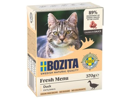 Bozita Cat kousky v omáčce s kachním, tetrapak bal. 6x 370g