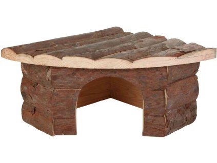 Dřevěný dům rohový JESPER pro morče 32x13x21/21cm