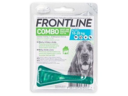 antiparazitni pipety pro psy frontline combo spot on dog m sol 1x1 34ml 10 20kg 7