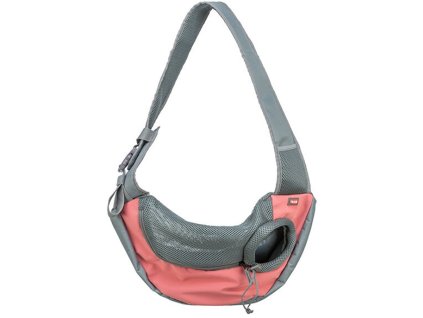 Front Sling Carrier - přední nosítko/taška, 50 x 25 x 18 cm, růžová/šedá (max. 5kg)