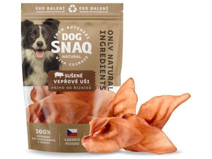 DOG SNAQ - Vepřové ucho sušené 4 ks