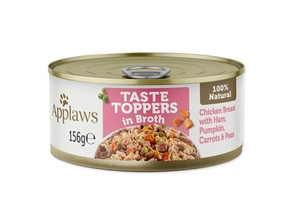 Konzerva Applaws Dog kuře a šunka se zeleninou 156g