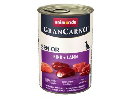 GRANCARNO Senior - hovězí, jehněčí 6x400g - výhodné balení
