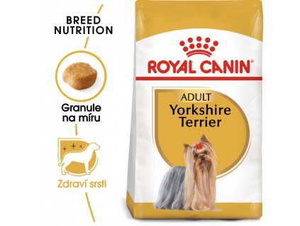 ROYAL CANIN Yorkshire Adult  Kvalitní masové granule pro malé psy a Yorkshirské teriéry