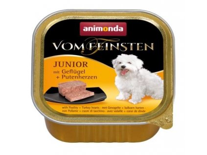 ANIMONDA PAŠTIKA JUNIOR - DRŮBEŽÍ, KRŮTÍ SRDCE 150G