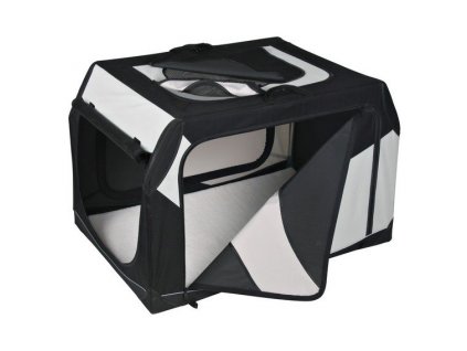 Transportní nylonový box Vario M-L 91x58x61 cm černo-šedý