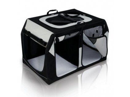 Transpor.nylon. box Vario DOUBLE 91x60x61/57 cm černo-šedý
