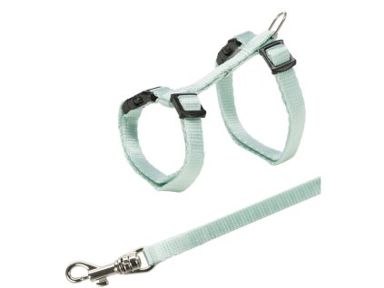 Nylonový postroj pro koťata jednobarevný 19-31cm/8mm