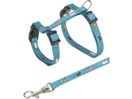 Nylonový postroj pro koťata - motiv 21-34cm/8mm TRIXIE