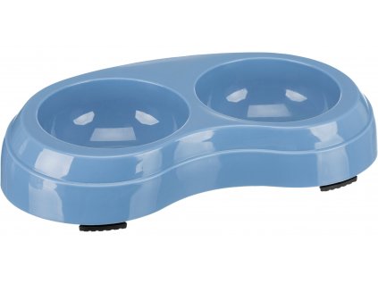 Plastová dvojmiska HEAVY modrá 2 x 0,2 l/ 10 cm