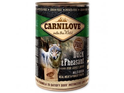 CARNILOVE DOG Wild Meat Duck & Pheasant 400 G