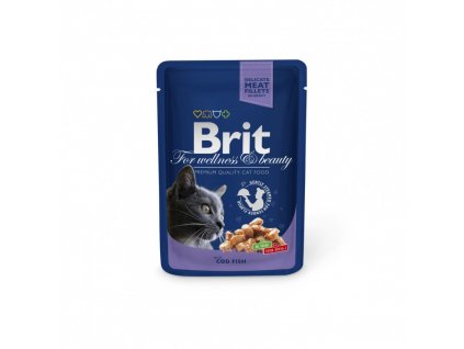Brit Premium Cat kapsa with Cod Fish 100g